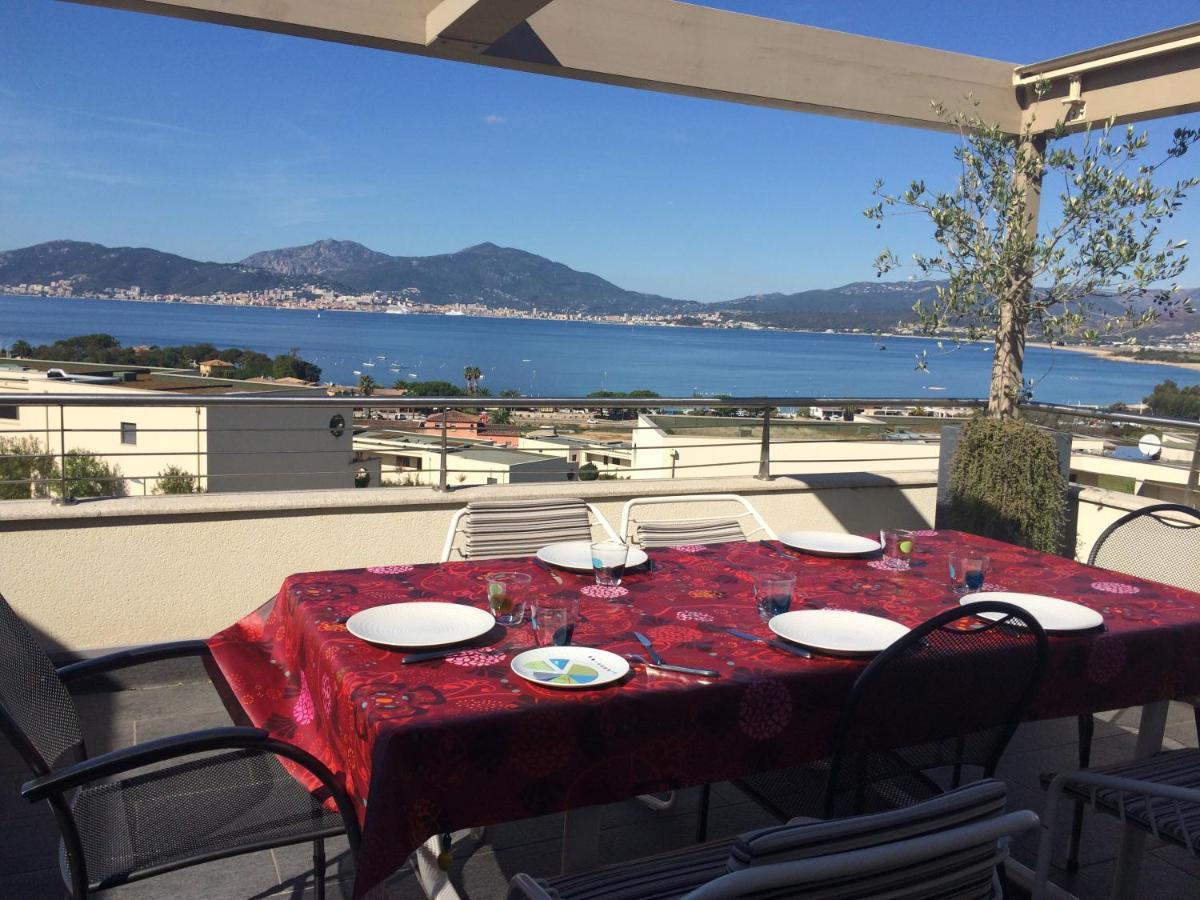 Appartement Vue Magnifique Sur Baie Ajaccio à Porticcio  Extérieur photo