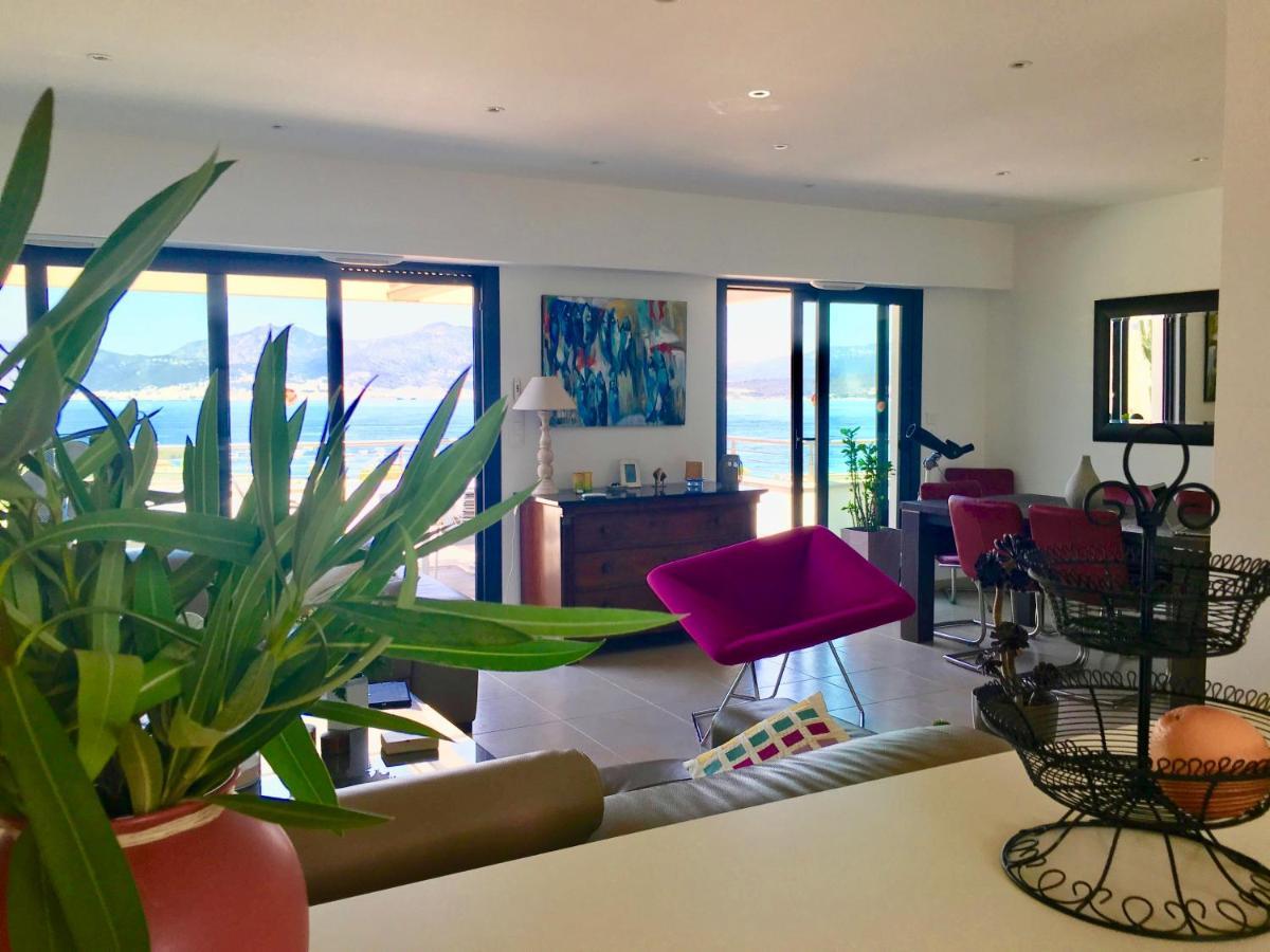 Appartement Vue Magnifique Sur Baie Ajaccio à Porticcio  Extérieur photo