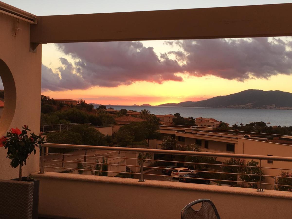 Appartement Vue Magnifique Sur Baie Ajaccio à Porticcio  Extérieur photo