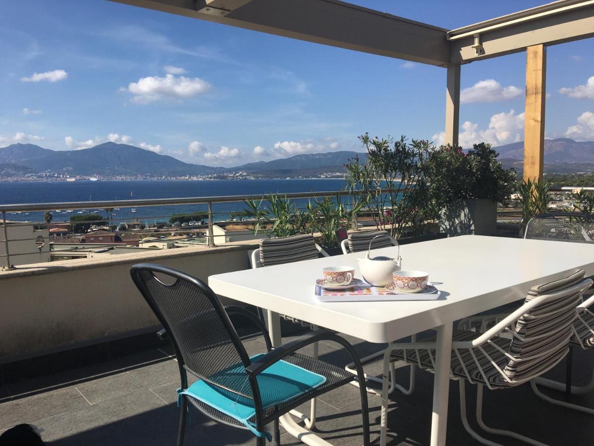 Appartement Vue Magnifique Sur Baie Ajaccio à Porticcio  Extérieur photo